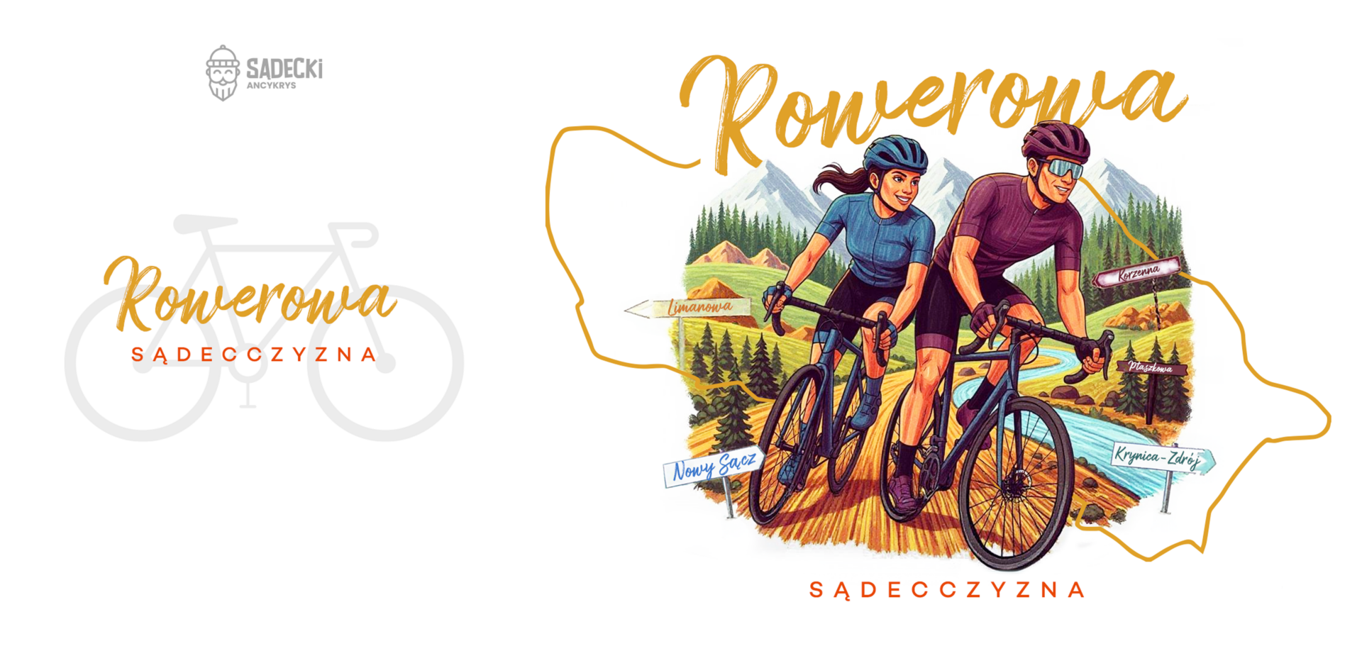 Kubek ceramiczny - Rowerowa Sądecczyzna - obrazek 3