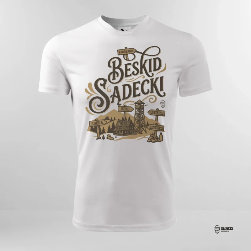 Koszulka_Beskid_Sądecki_1 Koszulka Beskid Sądecki KOSZULKA SPORTOWA, ODDYCHAJĄCA PREZENT