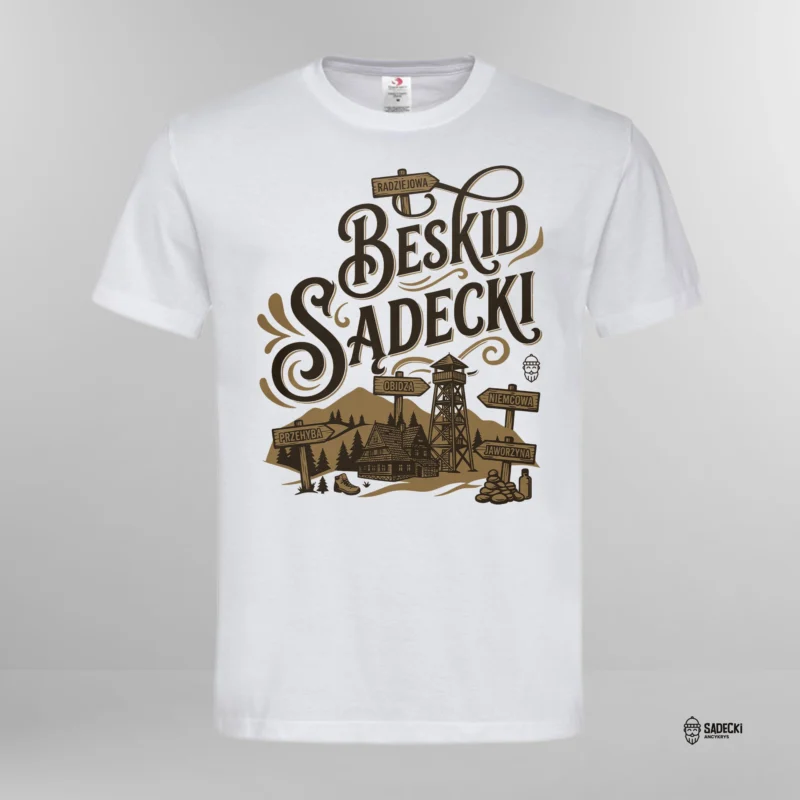 Koszulka męska bawełniana_Beskid Sadecki Koszulka męska bawełniana_Beskid Sadecki W