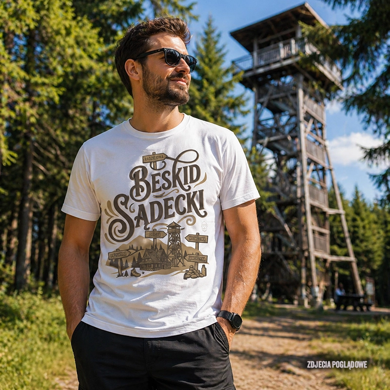 Koszulka męska bawełniana_Beskid Sadecki W