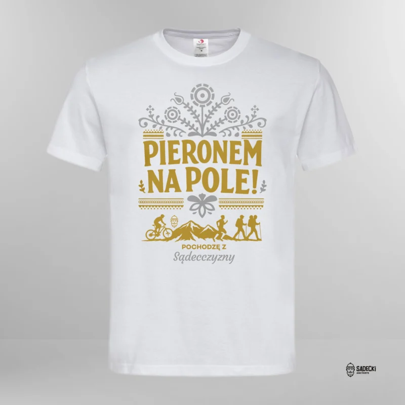 Koszulka męska bawełniana_Pieronem na Pole Koszulka męska bawełniana_Pieronem na Pole W