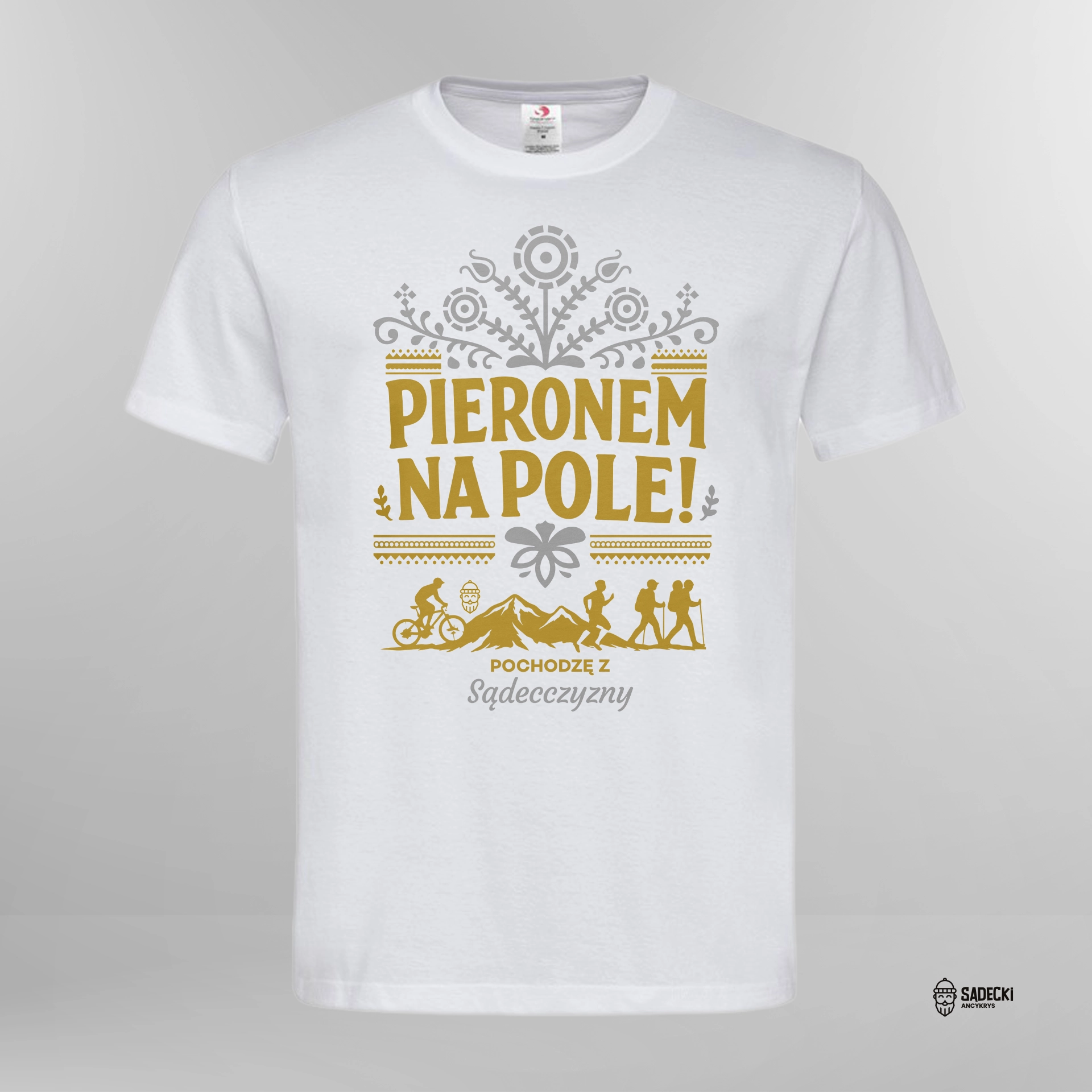 Koszulka męska bawełniana_Pieronem na Pole W